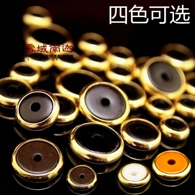 Recommended] Wing not fade imported 18K packets of gold wrap Coconut Shell Golden Sepp Olive 6MM8MM10MM Diy