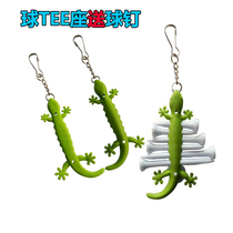 New golf spike holder interesting series mermaid rubber ball TEE carrier wooden spike holder