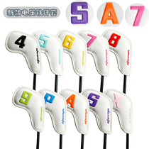 wosofe golf club cap with iron rod sleeve extended rod head protective cover closing 10 sets