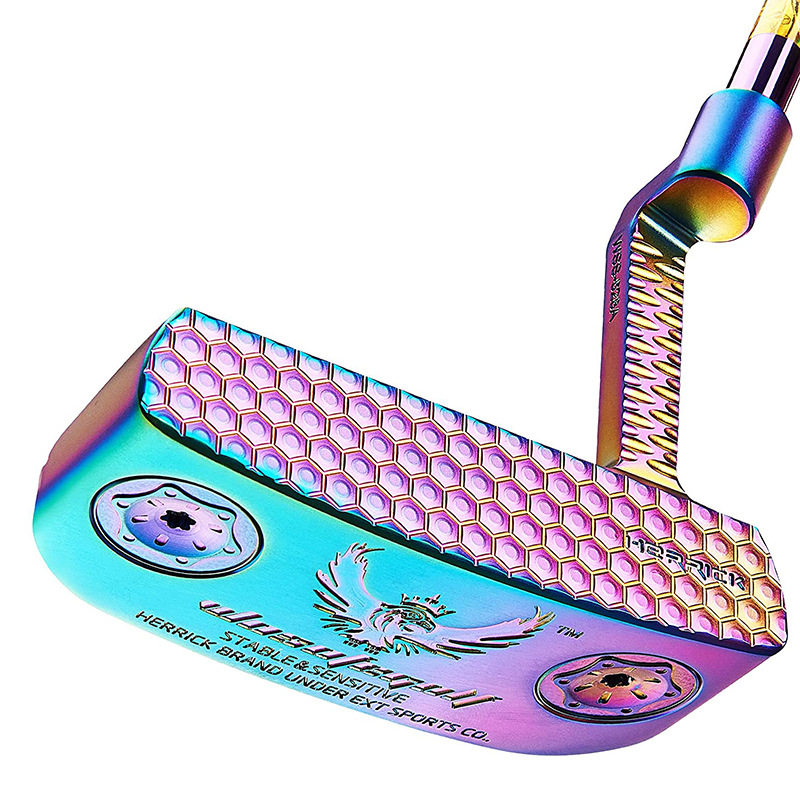 Golf putting men right hand golf club CNC strike surface soft iron showy color silver to take OEM customization