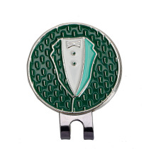 New golf hat clip golf Mark 25mm green jacket ball mark location
