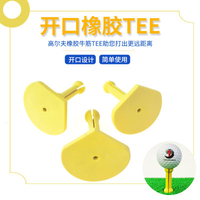 New golf opening rubber ball Tee resistant tilt superposition with bullish ball ball ball button hit pad