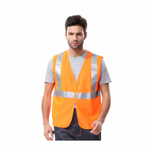 Uncle Ann Great Uncle High Warning Vest Traffic Sanitation Airport Personnel Polyester Reflective Waistcoat Custom Inprint