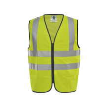 Amber Uncle Fluorescent Green Reflective Strips High Warning Suit A593 Outdoor Work Construction Site Airport Reflective Vest