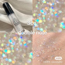 South Korea 3ce liquid eye shadow crystal diamond double note bright slice of silkworm unicorn a tear girl