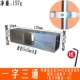 Thép không gỉ dày vuông ống nối tee 25 * 25 ống vuông kệ kệ hiển thị giá đỡ phụ kiện ống vuông ốc vít 3mm