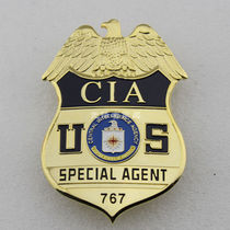 Metal badge CIA badge