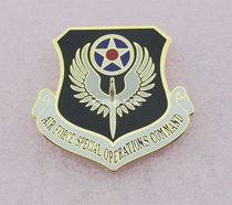 United States Air Force USAF Special Operations Command Metal Badge Change Clip