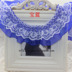 5CM đôi ren xếp li ren DIY DIY tiara phụ kiện trang trí phụ kiện quần áo phụ kiện ren hoa sen ren - Phụ kiện tóc phụ kiện tóc hàn quốc Phụ kiện tóc