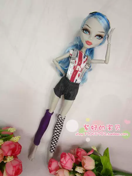 Monster High Одежда Monster HIGH Monster High Zombie Penal Doll Маленькое платье