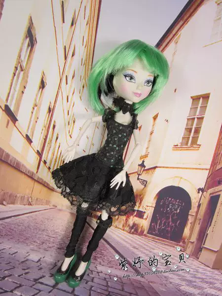 Monster High Одежда Monster HIGH Monster High Zombie Penal Doll Маленькое платье