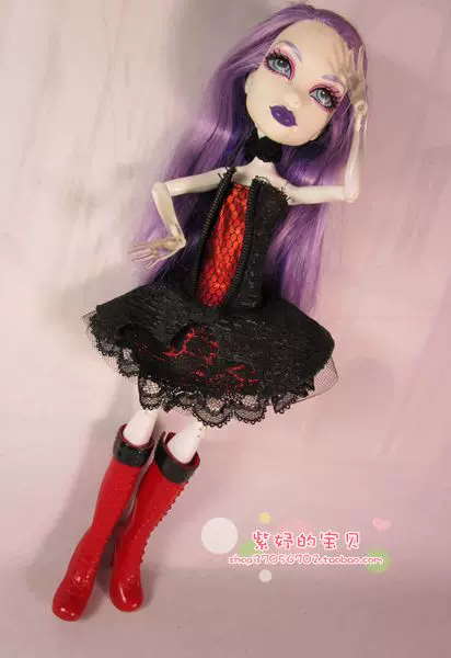 Monster High Одежда Monster HIGH Monster High Zombie Penal Doll Маленькое платье