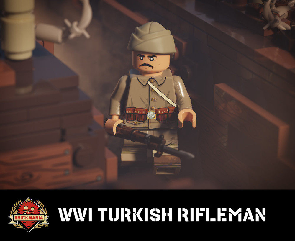 goods in stock   U.S.A Brickmania   BM Building blocks Third party Man   World War I The Ottoman Empire infantry   box-packed