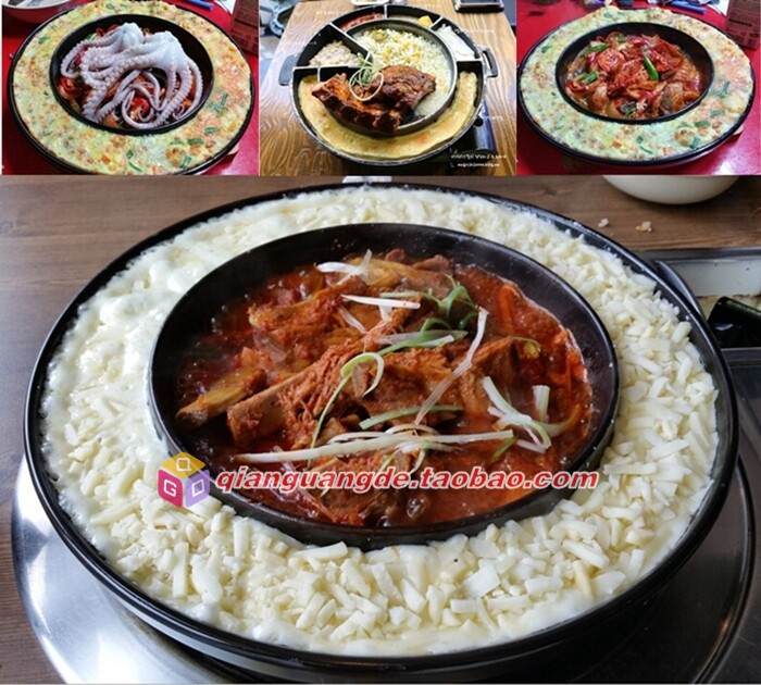 South Korea Cheese Steak Stew Pan Cheese Ribs Grilled Pan Roast Pan Chicken Cake Baking Pan Fried Chicken Steak Pan