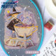 Cross stitch French dmc thread embroidery kit dayday October ການອອກແບບຕົ້ນສະບັບ witch ນ້ອຍເຮັດໃຫ້ແກງ