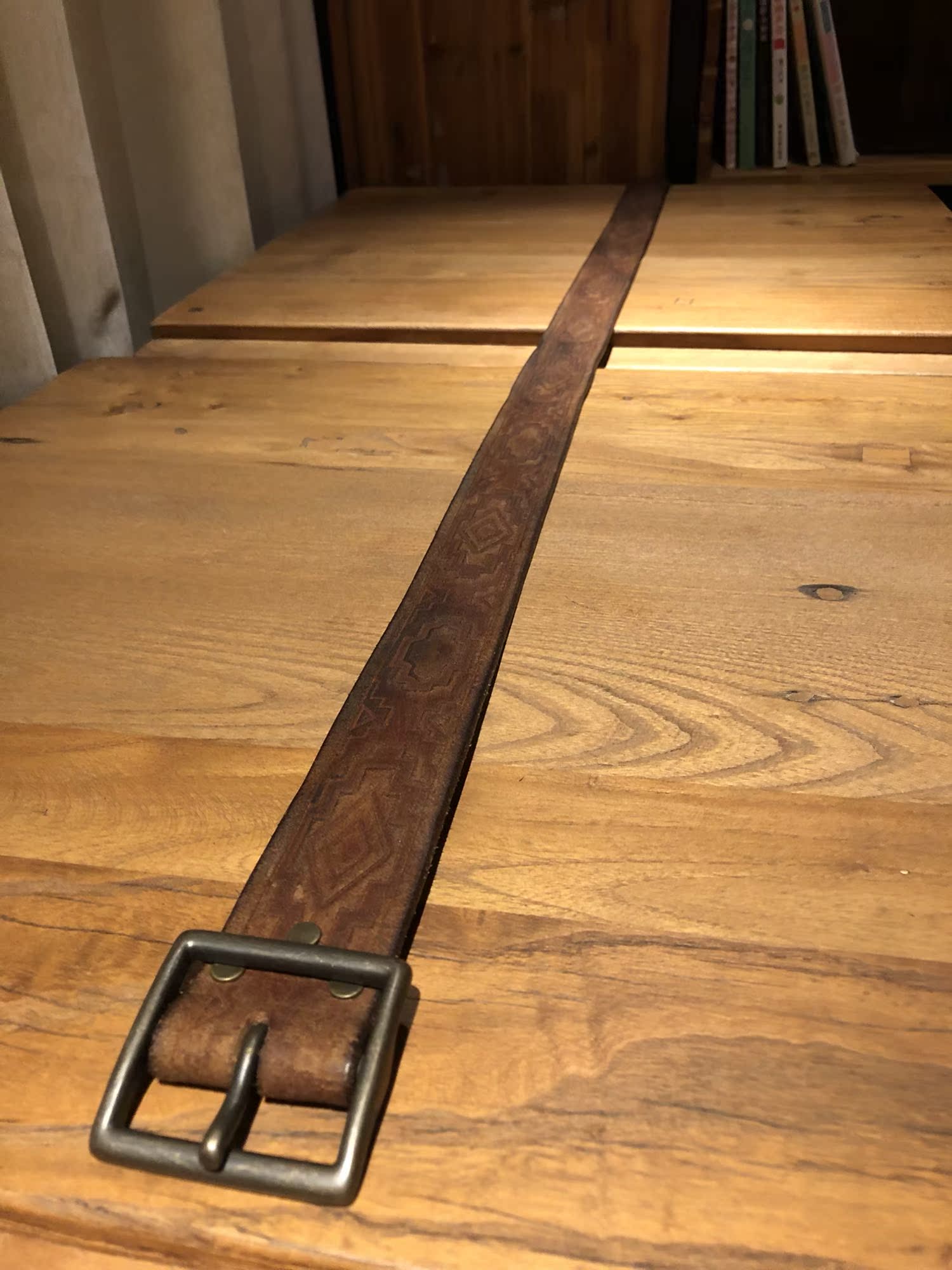 Retro locomotive genuine leather strap 43mm Width American retro click Classic Genuine Leather Cow Leather Belt