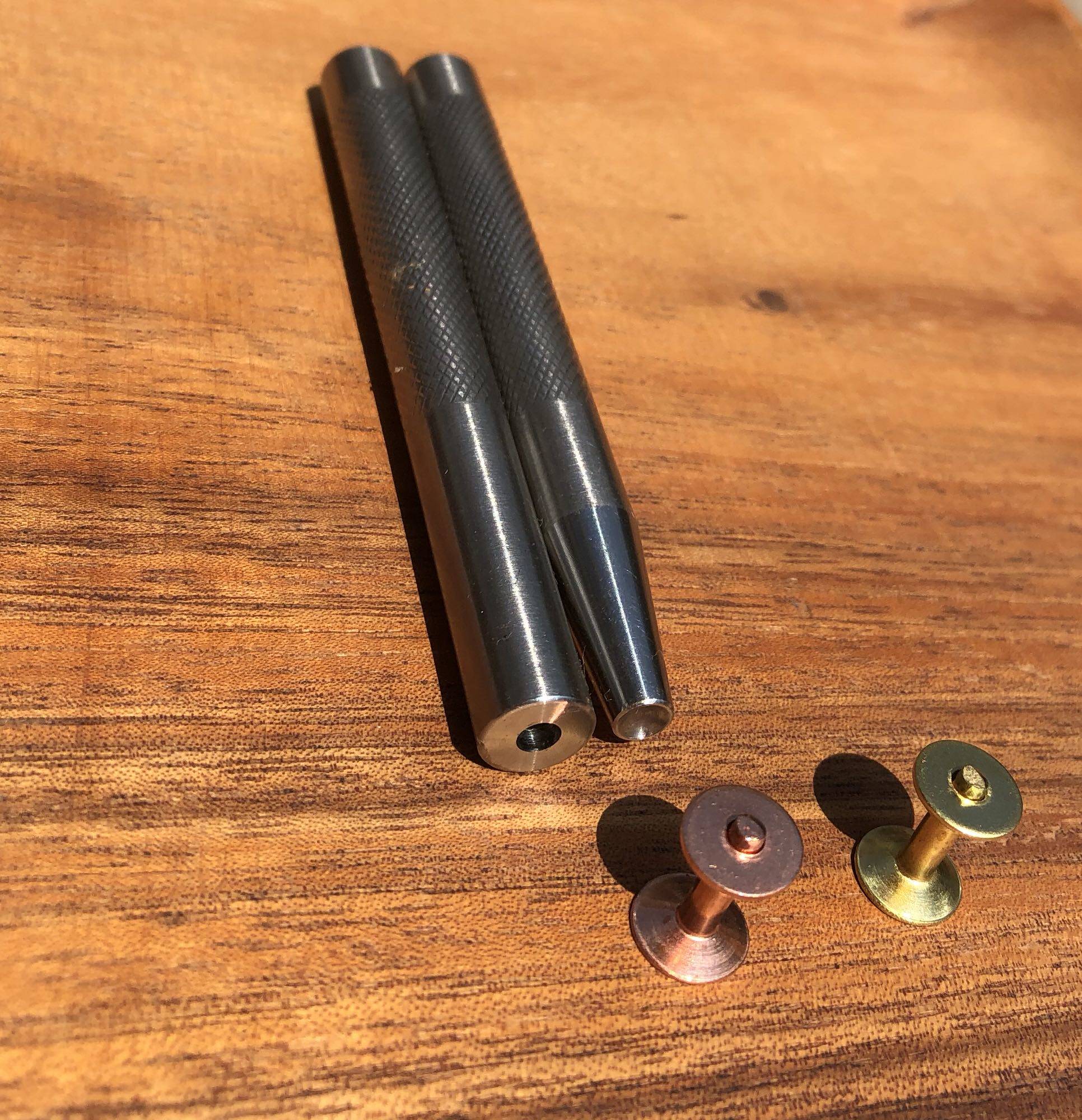 Handmade letter bumps Yonggu rivets set handmade leather bag rivet tools copper stud mounting tool