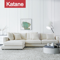 Simple modern Down Fabric Sofa Combination Living Room package Nordic large and small household light luxury couch wash