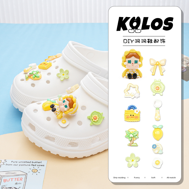 Crocs Shoe Accessories: Daisy, Crying Baby Shoe Flower, Bow, Star Shoe Charms, Shoe Surface Decoration Accessories Suitable for Crocs Crocs Shoe Accessories: Daisy, Crying Baby Shoe Flower, Bow, Star Shoe Charms, Shoe Surface Decoration Accessories Suitable for Crocs