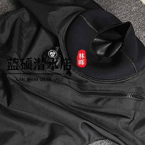 Full dry wetsuit Tailored low temperature deep dive warm closed impermeable jumpsuit gift gloves inflatable tube