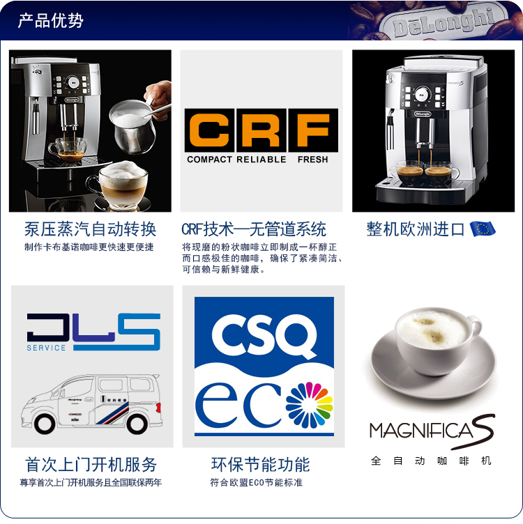 Máy pha cà phê tự động Delonghi / Delong ECAM21.117.SB - Máy pha cà phê máy pha cafe tiross