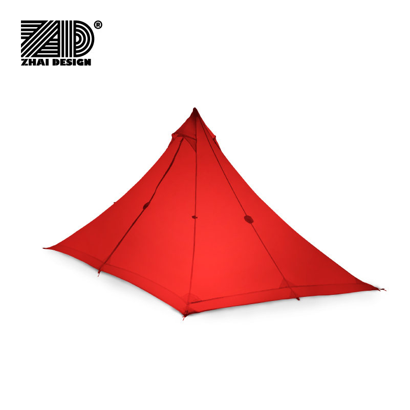 Craftsmanship House as a House tower bean buckle pyramid tent anti-Storm three seasons ultra-light inner tent gauze Net Light cardamom