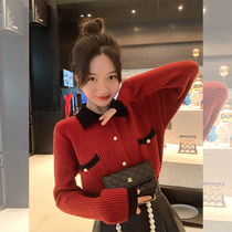 GUOGUOWOMEN fruit fruit family early autumn new knitted sweatshirt with a new blouse sweater jacket