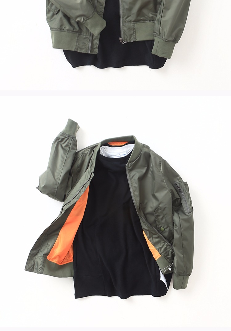 Tide thương hiệu áo khoác bomber ma1 nam Không quân Hoa Kỳ tải phong cách Harajuku phiên bản áo khoác đồng phục bóng chày ulzzang Hàn Quốc - Cao bồi áo nam đẹp