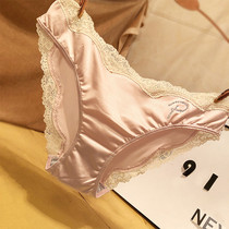 Panties Woman 2021 new exploits Fashion sexy pure desire teenage girl Spice Lace Silk satin comfortable and upscale breathable