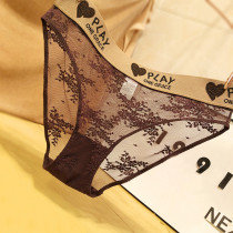 Sexy Briefs Womens Summer Slim 2022 new exploits Fashion pure desire lace transparent and breathable Triangle Pants Spice