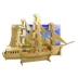 3d gỗ ba chiều câu đố mô phỏng lắp ráp mô hình gỗ đồ chơi giáo dục trẻ em mô hình tàu thuyền phương Tây - Chế độ tĩnh Chế độ tĩnh