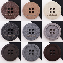 Upscale round retro style Recyclable Regenerating Round Suit Big Coat Windsuit Suit Cuffs Pants Buttons Buttoned