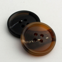 Suit Western pants large clothing button wind coat black brown resin torsion button male and female with four-eye upscale button buttons