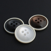 Glossy Four Eyes White Side Men And Women Suits Jacket Big Clothes Western Pants Bright Light Button Buttons HIGH-END BUTTON COFFEE BEIGE