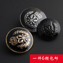 Coats High-grade button buttons for men and women windbreaker clothes coat metal buttons British leather shirt suit twist buckle