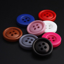 Upscale resin four-eye button bright and smooth Son Coat Jacket Twist Buttoned Windsuit Suit Four Eyes Button button