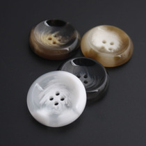 Coat Buttons Unisex Premium Suit Suit Button Resin Down Sweater Trench Coat Four Eyes Pattern Twist Button