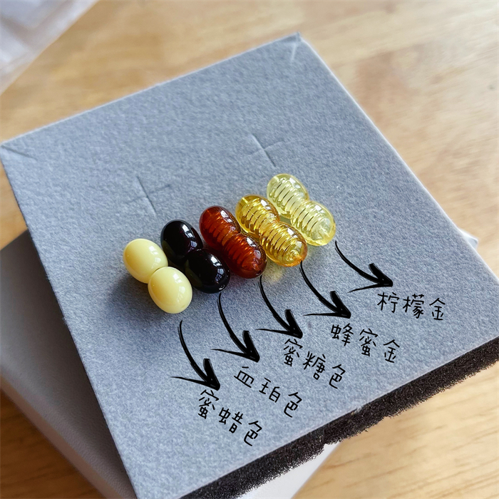 Value Amber Necklace Buckle Beeswax Buckle Necklace Hidden Buckle Hand Buckle Thread Buckle Beeswax Gold Blood Fire Po