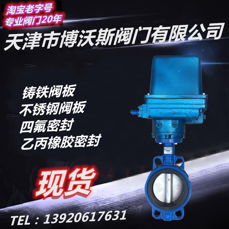 LQ type electric pair butterfly valve DN40 DN50 DN65 DN80 100 125 150 200 valve