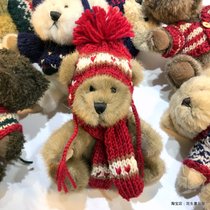 Special Clearance Plush Toys American Christmas Bear Wear Sweater Bear Clothes Can Wear Happy Winter