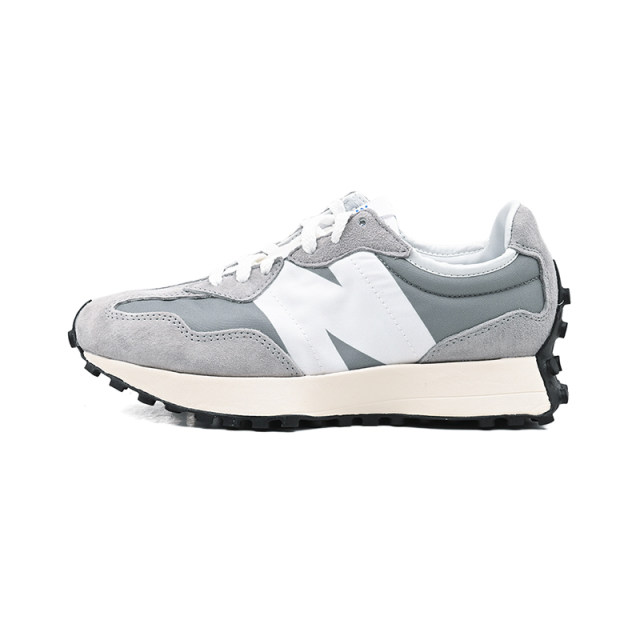 NEWBALANCE/NB327 sea salt gray IU ເກີບແລ່ນແບບດຽວກັນກັບເກີບພໍ່ຂອງຜູ້ຊາຍແລະແມ່ຍິງ retro MS327LAB