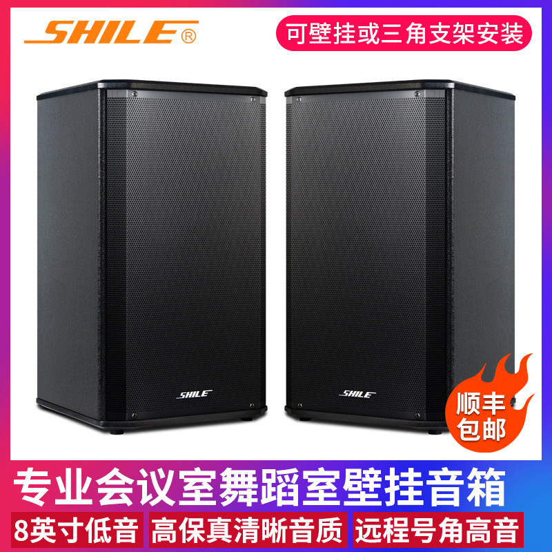 Lion Music BX108 Conference Room Acoustics High Power Wall-mounted Speaker Training Room Classroom Home with KTV speaker