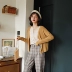 Miss Chipmunk Đan áo khoác cardigan nữ 2018 Phiên bản mới Hàn Quốc lỏng lẻo đầu mùa thu lười gió