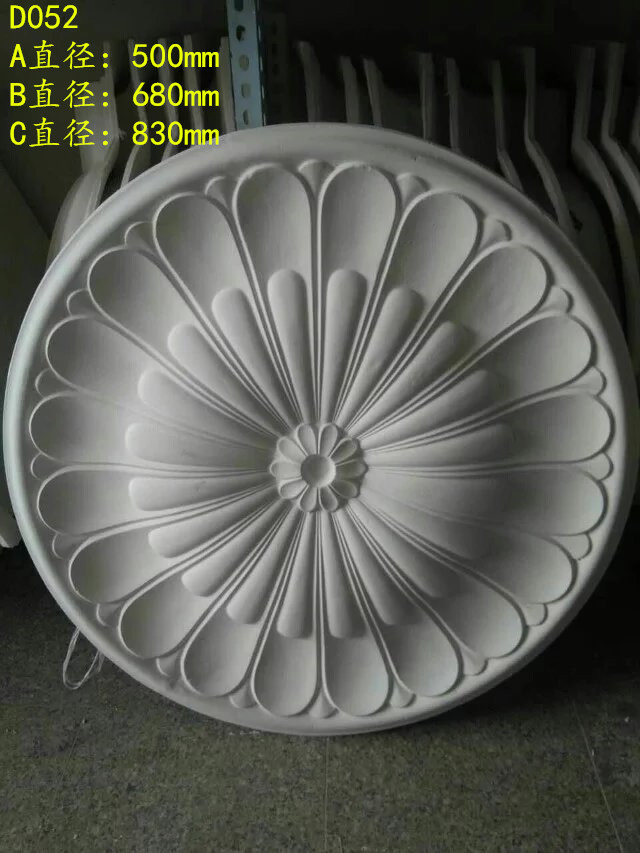 Gypsum Lamp Plate D052 Ceiling Carved Lamp Base Wall Flower