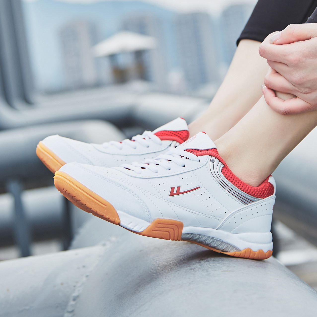 Back Force Sneakers Classic Low-Help Breathable Casual Shoes Men's Shoes Women Shoes Bull Gluten Bottom Non-slip Table Tennis Shoes WT-100