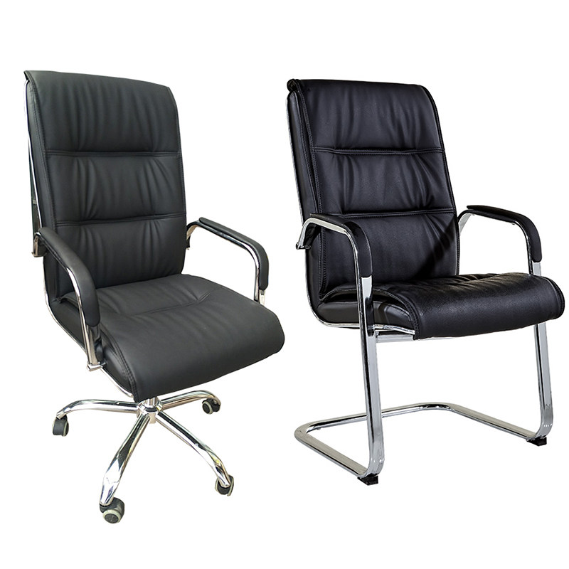 Boss chair conference chair manager room large and middle desk computer chair bow foot leather chair modern minimalist staff office chair