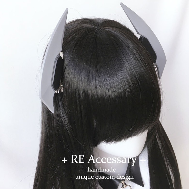 RE Home Original Functional Style Cool Cyberpunk Multi-Color Hair Clip Angelic Hair Accessory Duckbill Clip