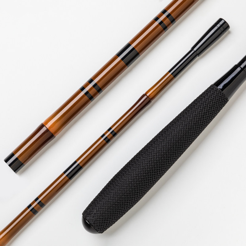 And following the fishing net rod 16 meters made of bamboo jade handle light hard carbon plug fishing net rod can be freely combined length