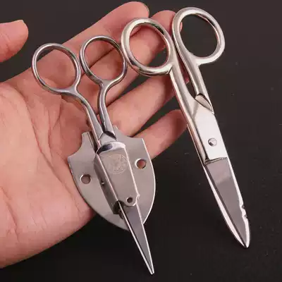 Fishing special fishing box scissors slot stainless steel multi-function fishing line lead skin sharp vigorously horse PE line scissors small accessories