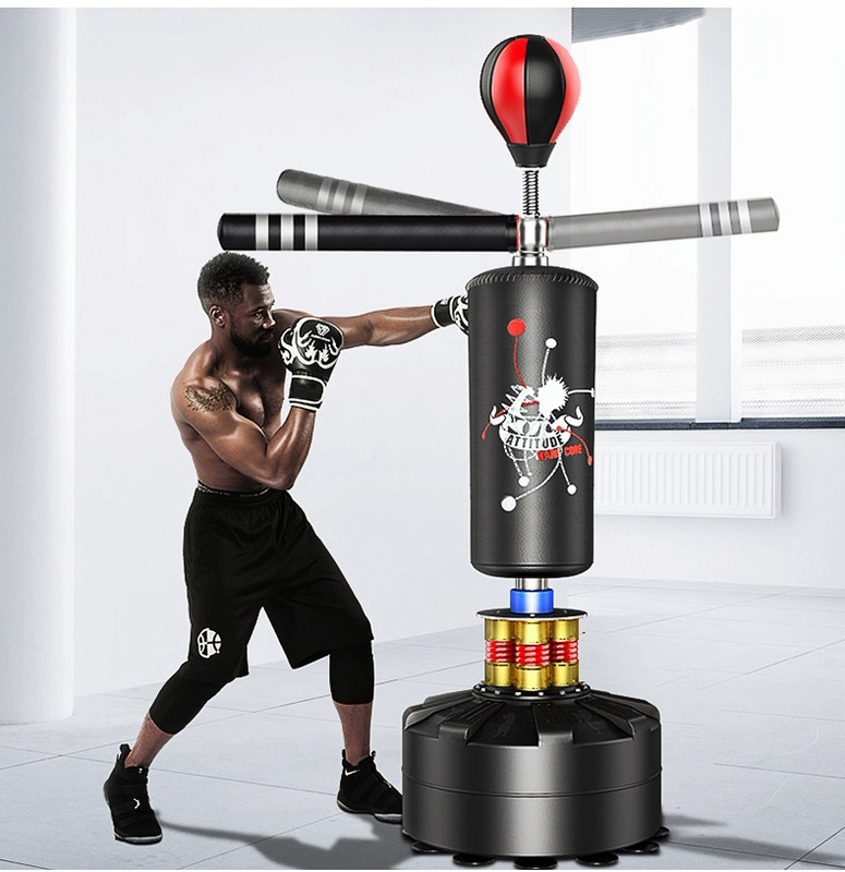 Túi cát đấm bốc dọc Sanda tumbler Thiết bị đào tạo Taekwondo đấm bốc mục tiêu tốc độ bóng nhà đấm túi cát - Taekwondo / Võ thuật / Chiến đấu